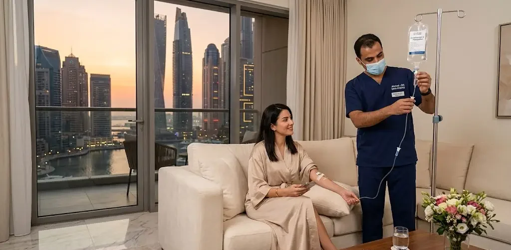 Glutathione IV Dubai at Home