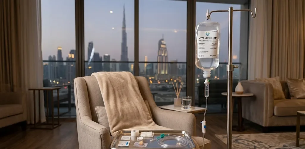 Vitamin IV Drip Dubai at Home