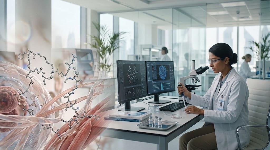 BPC-157 peptide research in Dubai